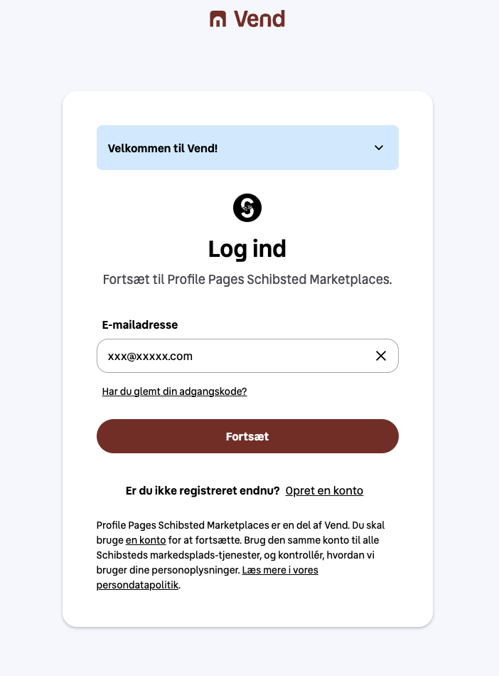 Hvordan Logger Jeg Ind P Min Vend konto Kundeservice